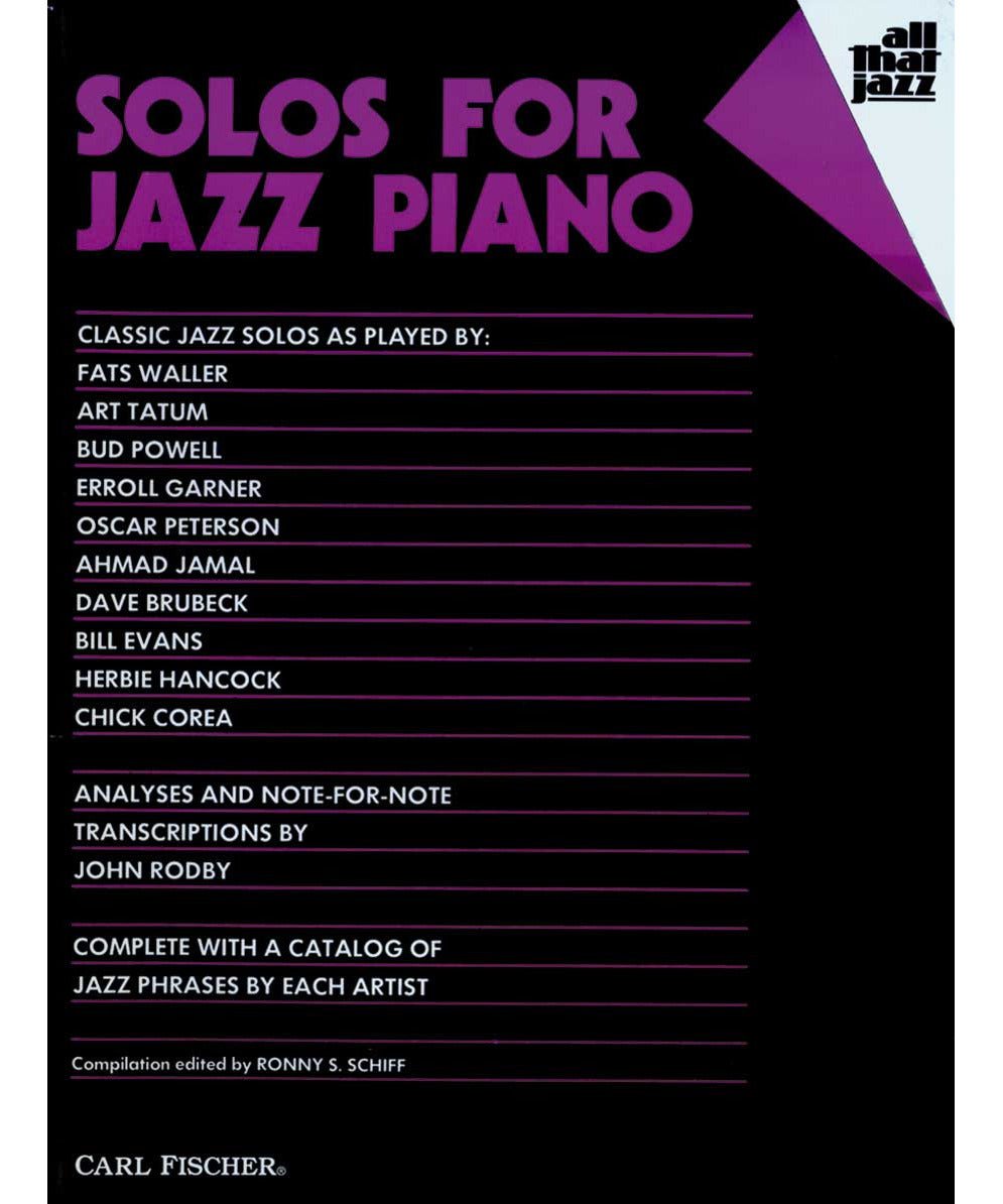 Solos for Jazz Piano - Remenyi House of Music