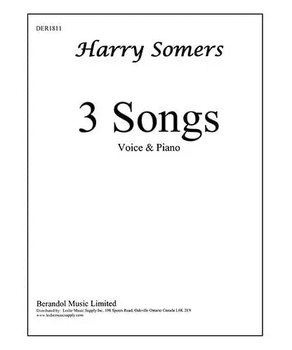 Somers, H. - 3 Songs - Remenyi House of Music