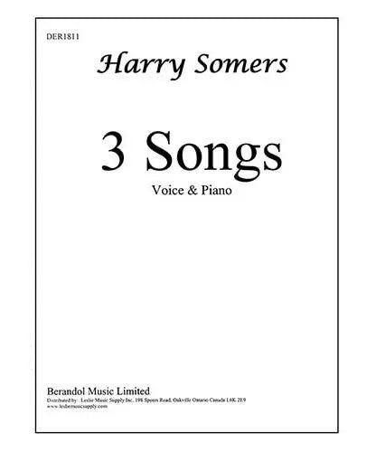 Somers, H. - 3 Songs - Remenyi House of Music