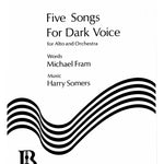Somers, H. - Five Songs for Dark Voice - Remenyi House of Music