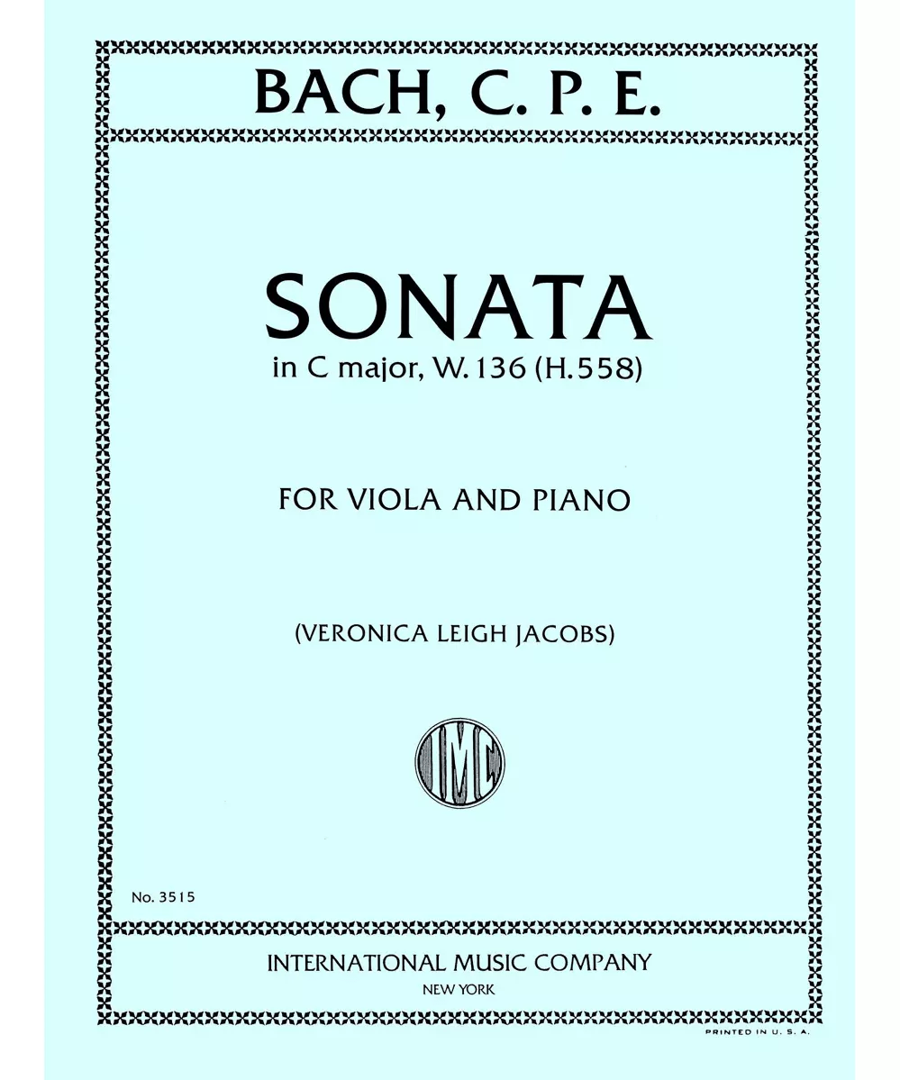 Sonata in C major, W. 136 (H. 558) - Remenyi House of Music