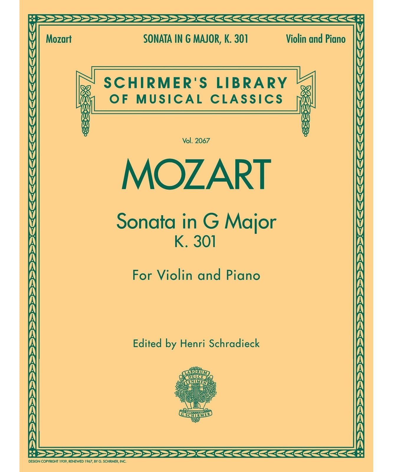 Sonata in G Major, K301 - Remenyi House of Music