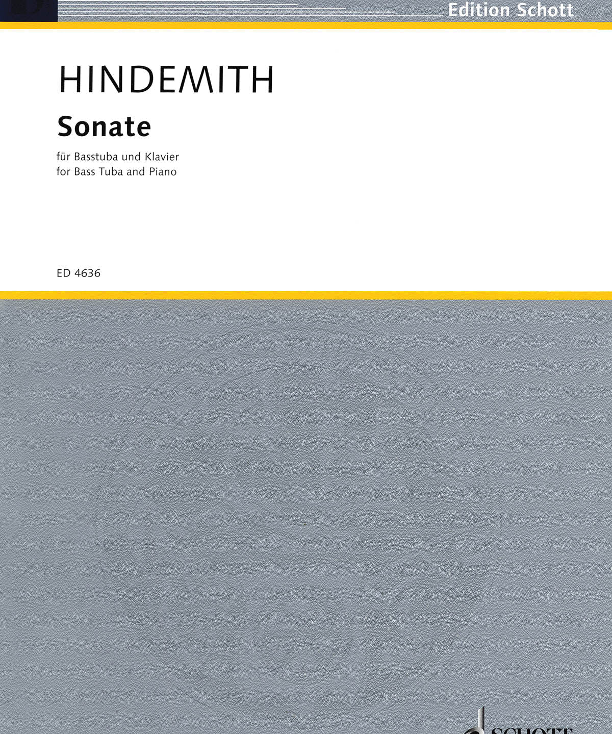 Sonate für Bass Tuba und Klavier (1955) - Remenyi House of Music