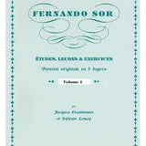 Sor, F. - Etudes Lessons & Exercises Volume 1 - Remenyi House of Music