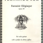 Sor, F. - Fantaisie Elegiaque Op. 59 - Remenyi House of Music