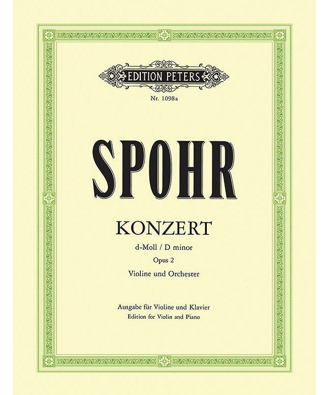 Spohr, L. - Violin Concerto 2 in D, Op. 2 - Remenyi House of Music