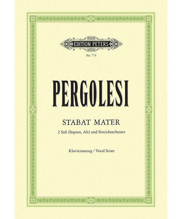 STABAT MATER - SA SOLI & CHORUS - Remenyi House of Music