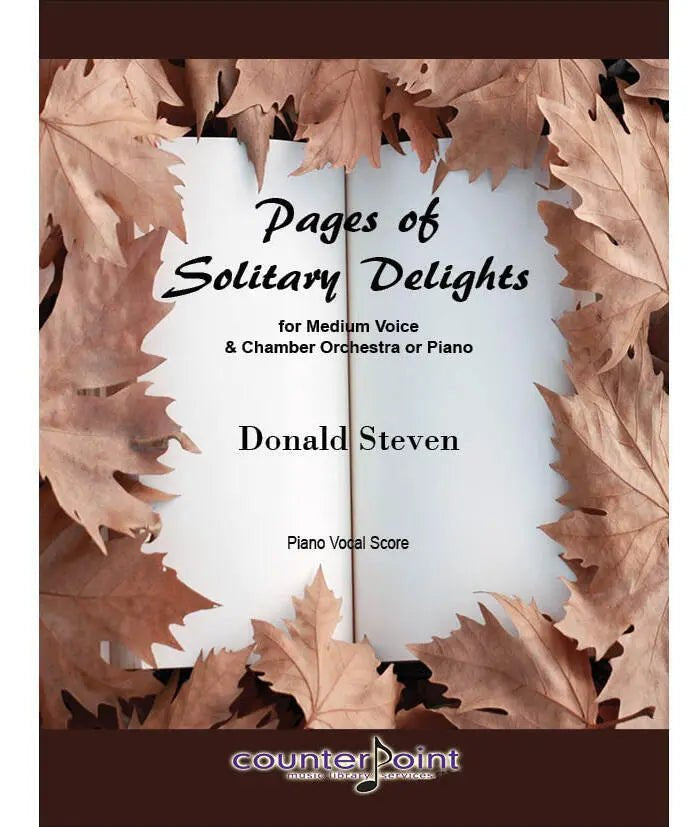 Steven, D. - Pages of Solitary Delights - Remenyi House of Music