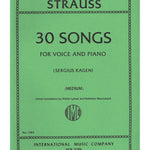 Strauss, R. - 30 Songs - Medium Voice - Remenyi House of Music
