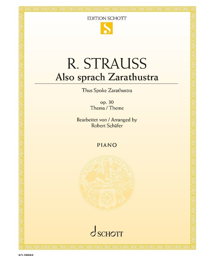 Strauss, R. - Also Sprach Zarathustra, Op 30 (arr. for piano) - Remenyi House of Music