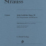 Strauss, R. - Eight Poems Op. 10 - Remenyi House of Music