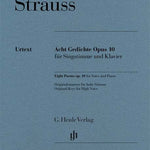 Strauss, R. - Eight Poems, Op. 10 (High Voice) - Remenyi House of Music