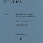 Strauss, R. - Eight Poems, Op. 10 (Medium Voice) - Remenyi House of Music