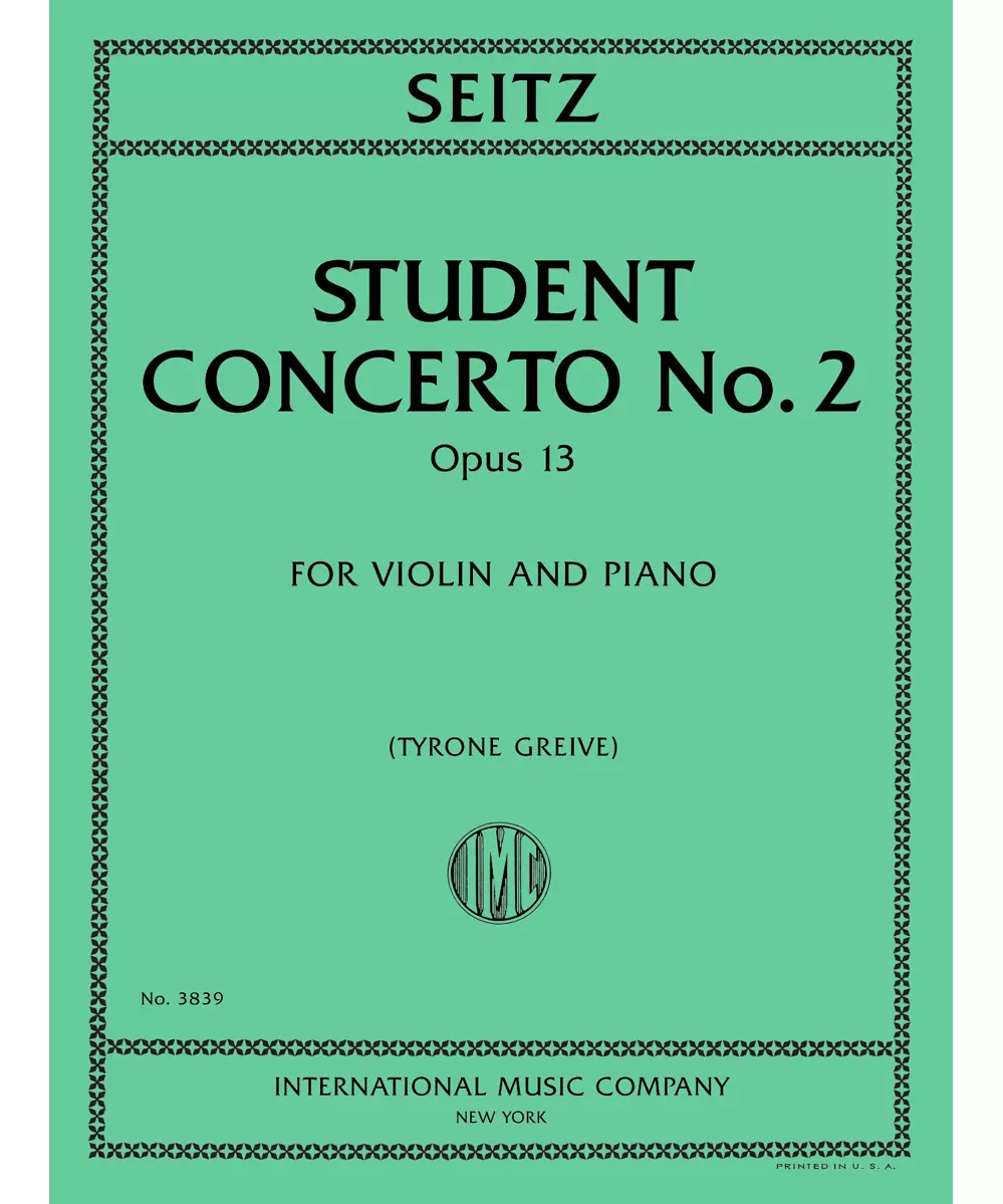 Student Concerto No. 2, Op. 1 - Remenyi House of Music