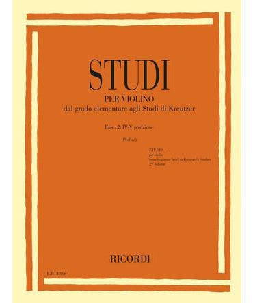 Studies for Violin - Fasc II: IV - V Positions - Remenyi House of Music