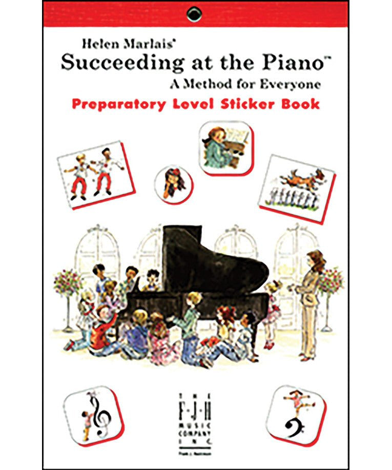Succeeding at the Piano, Sticker Book - Preparatory - Remenyi House of Music