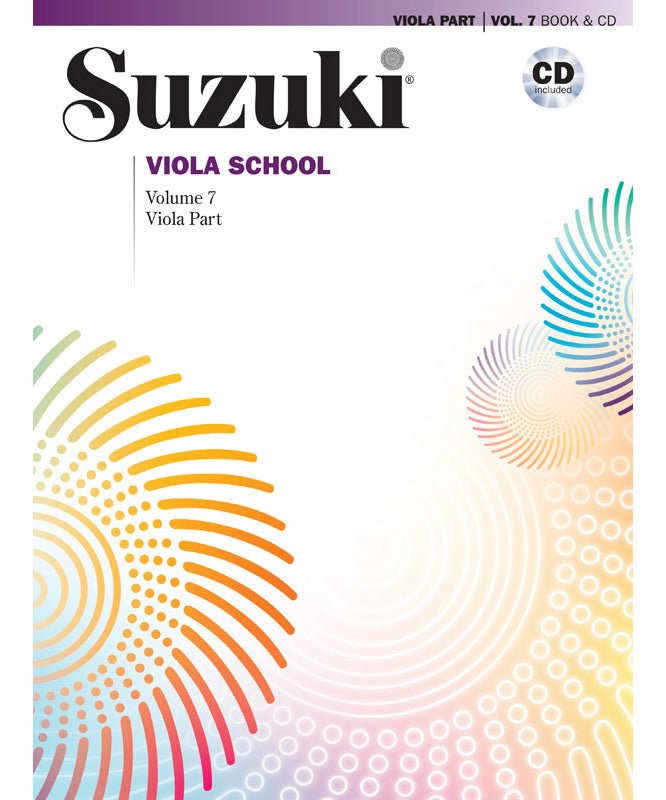 Suzuki Viola School Viola Part, Volume 7 Viola Part & CD - Remenyi House of Music