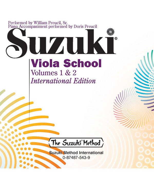 Suzuki Viola School, Volume 1 & 2 CD (Revised) - Remenyi House of Music