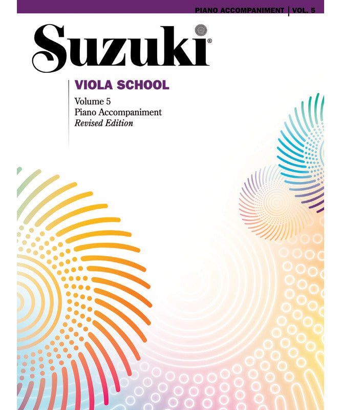 Suzuki Viola School, Volume 5 Piano Accompaniment - Remenyi House of Music