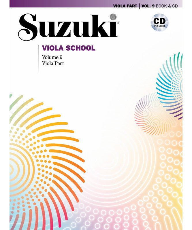 Suzuki Viola School, Volume 9 Viola Part & CD - Remenyi House of Music