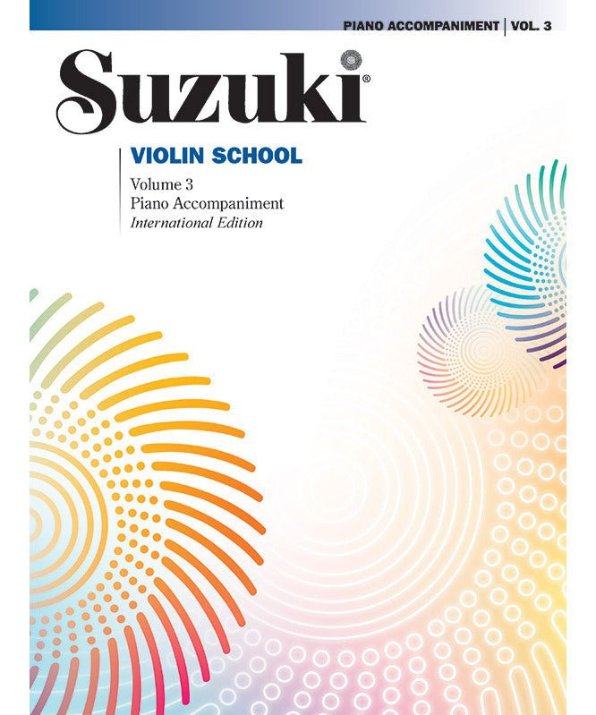 Suzuki Violin School Piano Acc., Volume 3 (Revised) - Remenyi House of Music