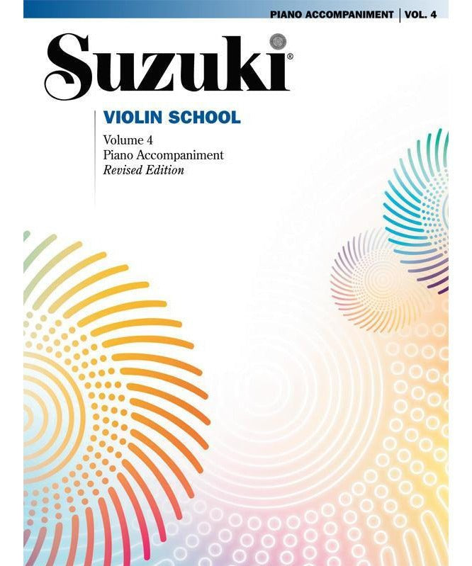 Suzuki Violin School Piano Acc., Volume 4 (Revised) - Remenyi House of Music