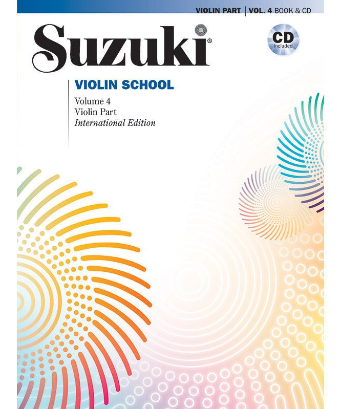 Suzuki Violin School Violin Part &amp; CD, Volume 4 - Remenyi House of Music