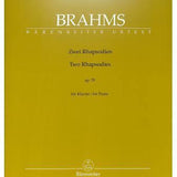 Brahms’ Two Rhapsodien, Op. 79 for Piano