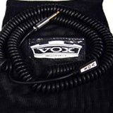 VOX VCC090BK Black High Quality Coiled Cable 29.5 Feet 9 Meters with Mesh Bag