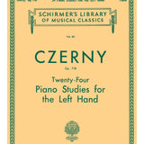 24 Studies for the Left Hand, Op. 718