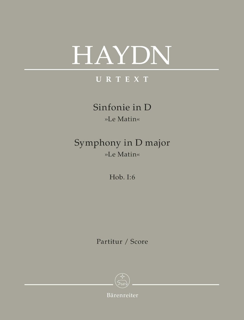 Symphony in D major Hob. I:6 "Le Matin" - Remenyi House of Music