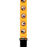 Perri's Leathers 2 Polyester Guitar Strap with Leather Ends the Beatles Yellow Submarine