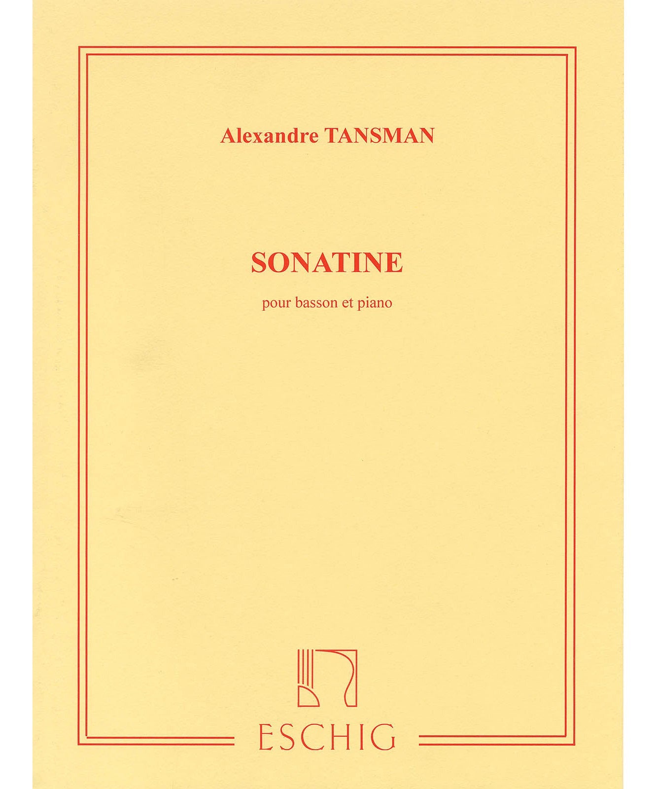 Tansman, A. - Sonatine - Remenyi House of Music