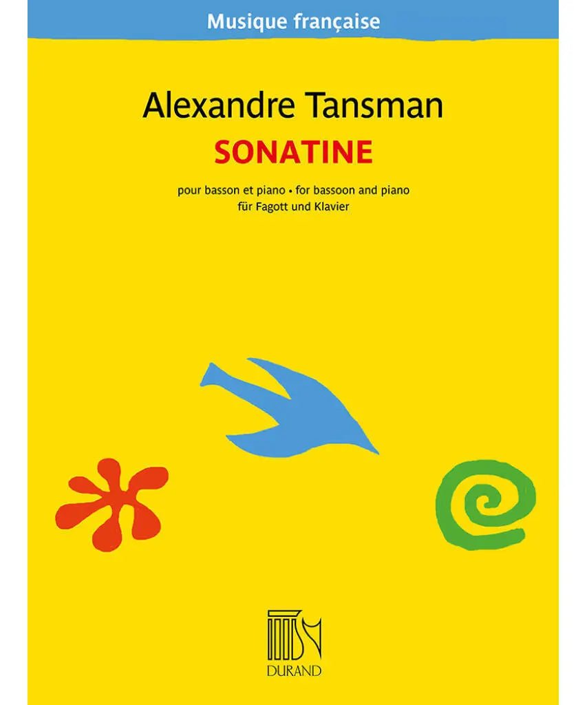 Tansman, A. - Sonatine for Bassoon & Piano - Remenyi House of Music