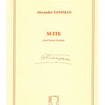 Tansman, A. - Suite for Bassoon - Remenyi House of Music