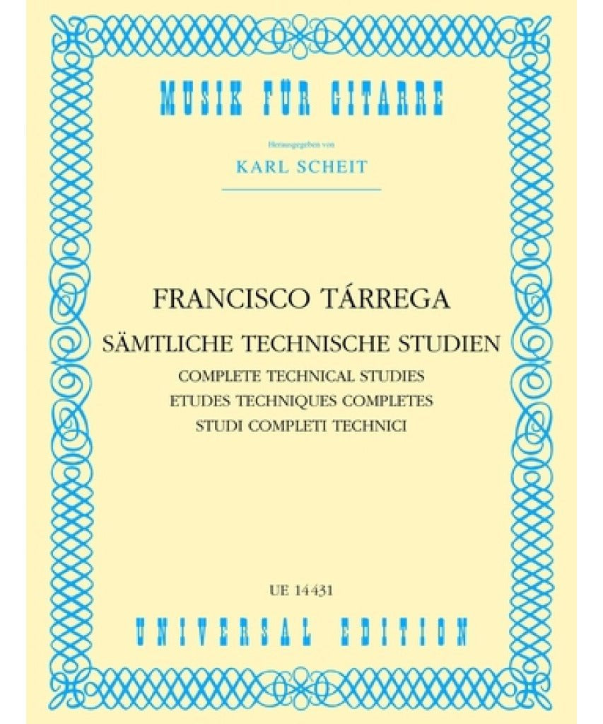 Tarrega F. - Selected Technical Studies - Remenyi House of Music