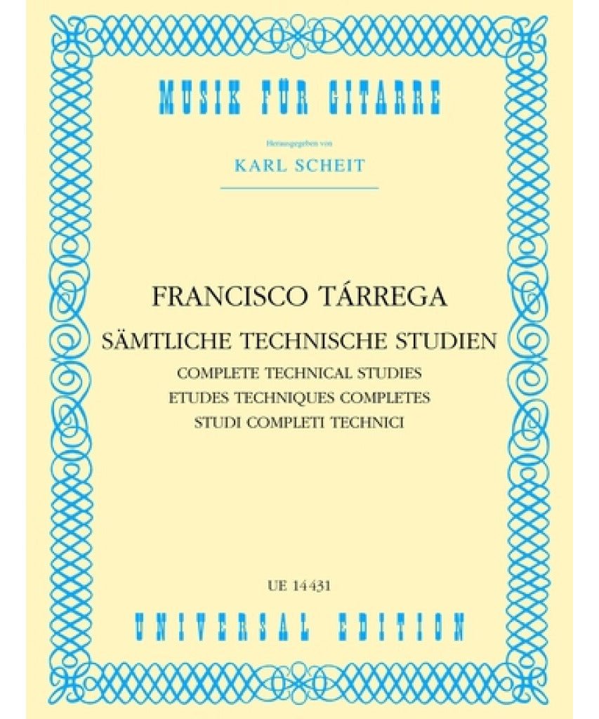 Tarrega F. - Selected Technical Studies - Remenyi House of Music