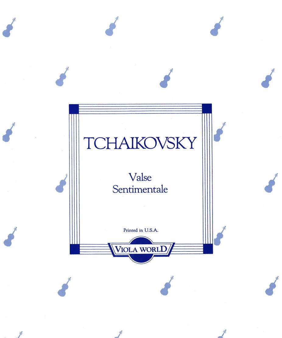 Tchaikovsky P.I. - Valse Sentimentale - Remenyi House of Music