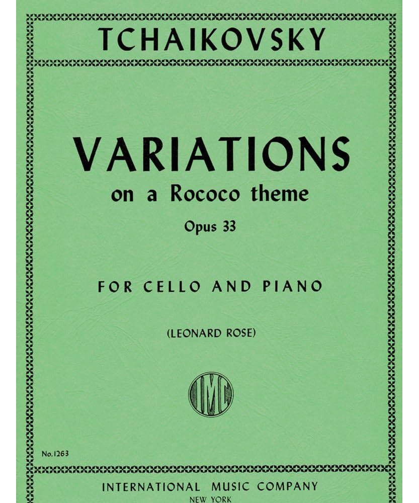 Tchaikovsky P.I. - Variations on a Rococo Theme Op. 33 - Remenyi House of Music