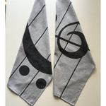 Tea Towel Set - Treble and Bass Clef Design - Remenyi House of Music