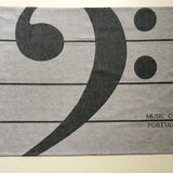 Tea Towel Set - Treble and Bass Clef Design - Remenyi House of Music