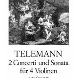 Telemann, G. P. - Two Concerti and Sonata for Four Violins (TWV 40:201 - 203) - Remenyi House of Music