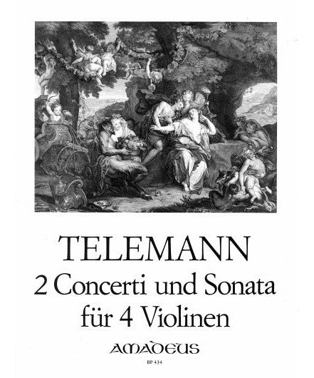 Telemann, G. P. - Two Concerti and Sonata for Four Violins (TWV 40:201 - 203) - Remenyi House of Music