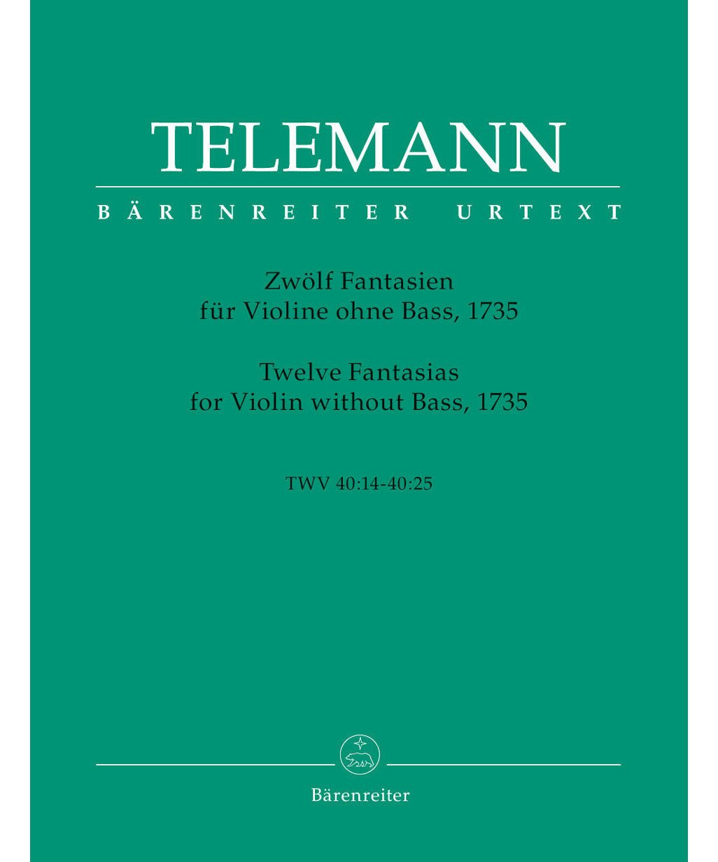 Telemann, G.P. - 12 Fantasias (TWV 40: 14 - 25) - Remenyi House of Music