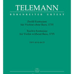 Telemann, G.P. - 12 Fantasias (TWV 40: 14 - 25) - Remenyi House of Music