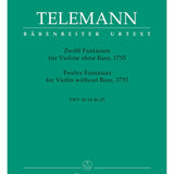 Telemann, G.P. - 12 Fantasias (TWV 40: 14 - 25) - Remenyi House of Music