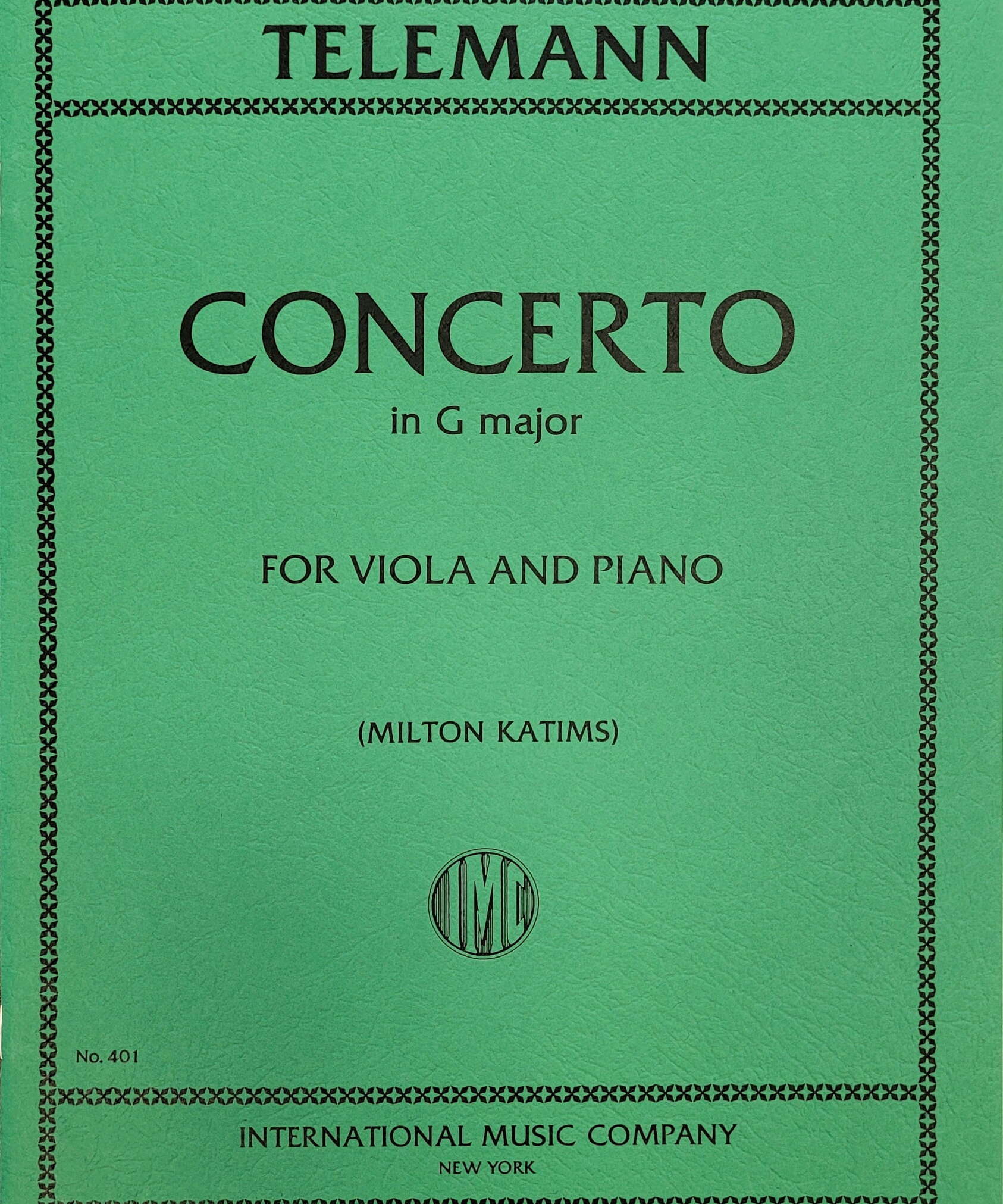 Telemann, G.P. - Viola Concerto in G - Remenyi House of Music