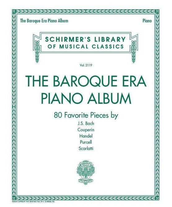 The Baroque Era Piano Album - Remenyi House of Music