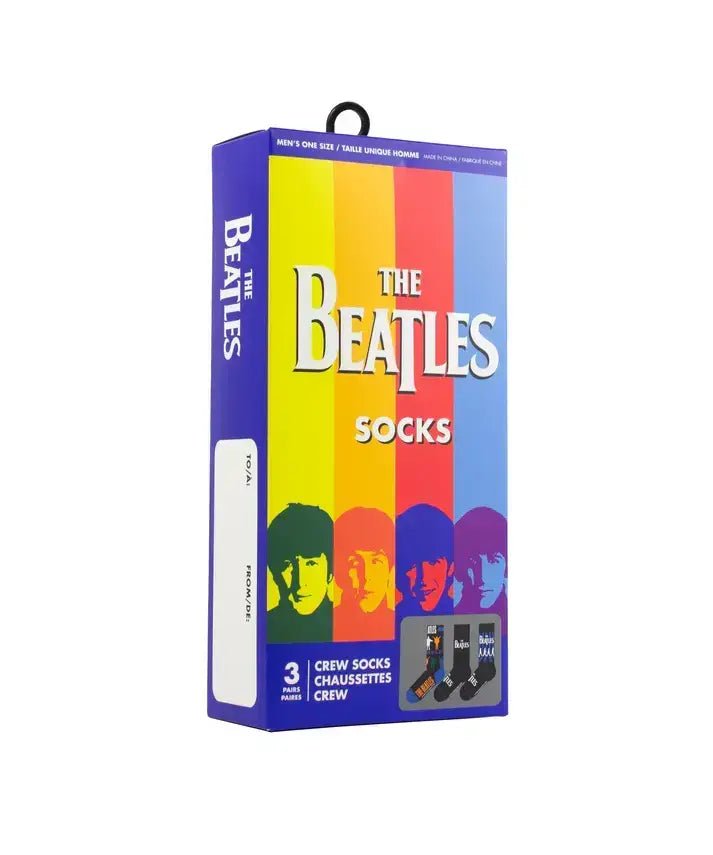 The Beatles 3 Pair Socks Gift Box - Remenyi House of Music