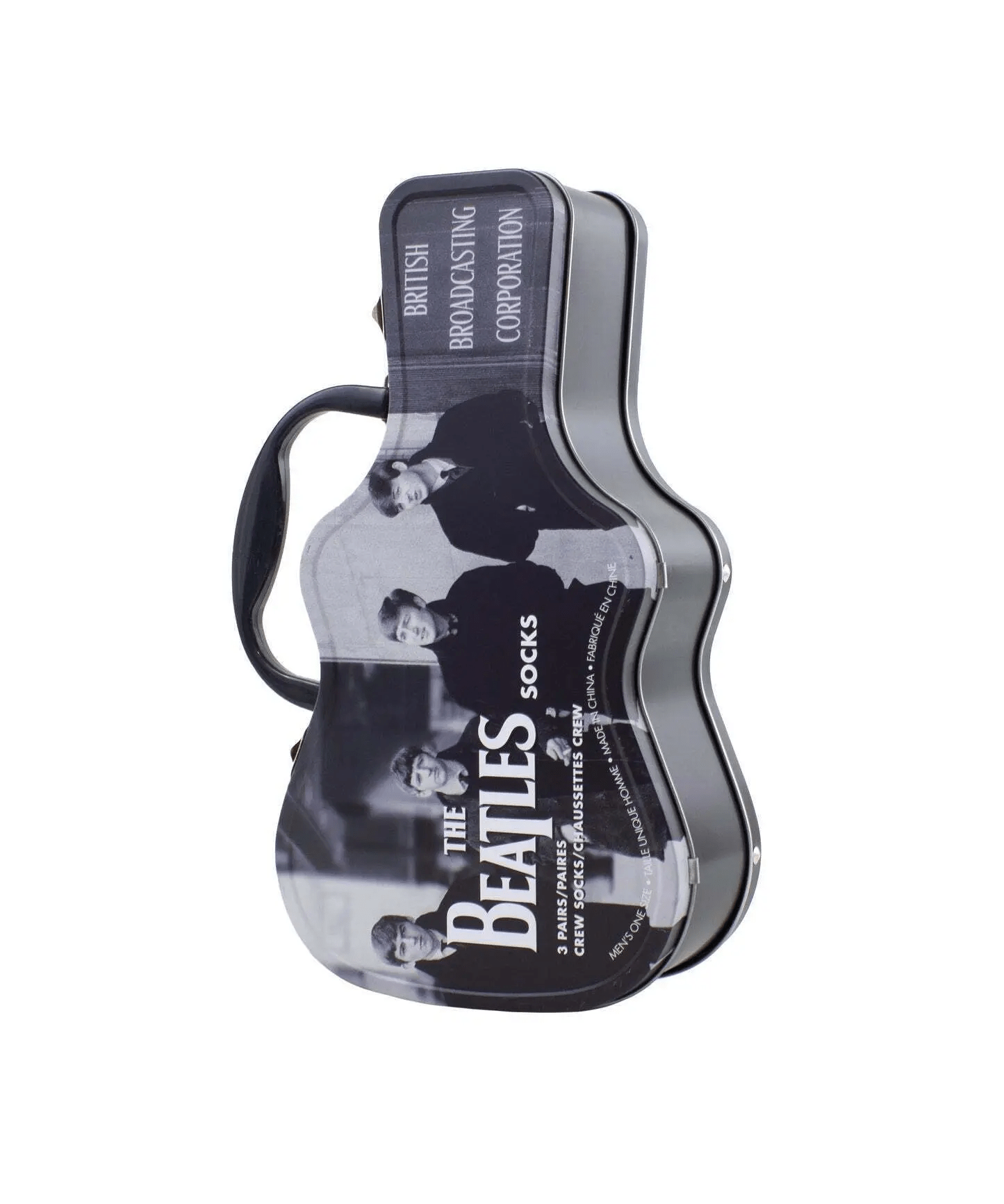 The Beatles Socks in Guitar Tin (3-pair) - Remenyi House of Music